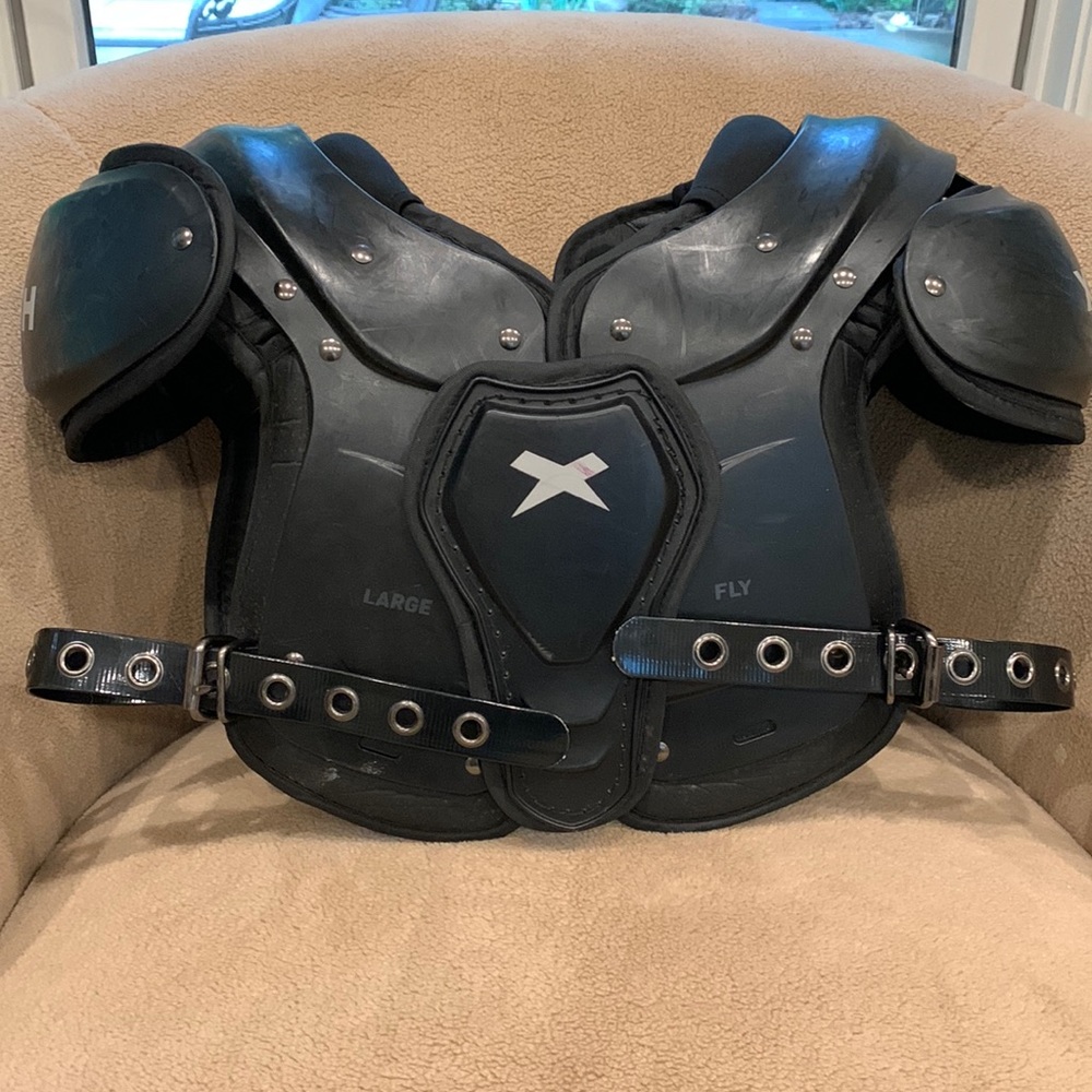Zenith youth fly football shoulder pads.